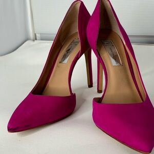 Pink Suede Heels (6) I.N.C